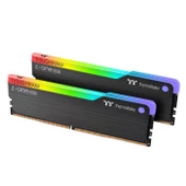 Thermaltake TOUGHRAM RGB Siyah DDR4-3200Mhz CL16 16GB (2X8GB) Dual Bellek Kiti R009D408GX2-3200C16A - 1