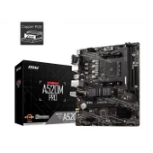Msi A520M Pro Am4 Ddr4 Ses Glan Dp/Hdmi/Vga Sata3 Usb3.2 Matx - 1