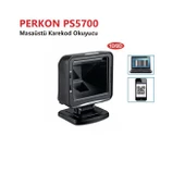 Perkon Ps5700 2D Imager Usb Masaüstü Karekod Barkod Okuyucu - 1