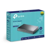 Tp-Link TL-SG1008P 8 Port 4 Port Poe+ 10-100-1000 Mbps Switch  Çelik Kasa thumbnail 3
