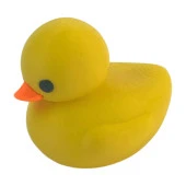 3D Minik Sevimli Yüzen Ördek Model Oyuncak - Sarı thumbnail 1