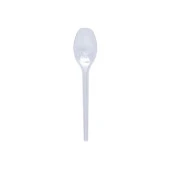 Dağyüce Plastik Şeffaf Sup Kaşık - Tatlı Kaşığı - 100 Adetlik 3 Paket - 300 Adet - 3