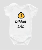 Organik %100 Pamuk Dikkat Laz Bebek Body ZBN079 - 1