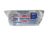 Dağyüce Plastik Şeffaf Sup Kaşık - Tatlı Kaşığı - 100 Adetlik 5 Paket - 500 Adet thumbnail 2