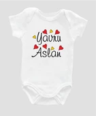 Organik %100 Pamuk Yavru Aslan Bebek Body ZBN111 - 1