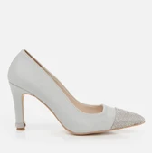 Feles Sten Taş Detaylı Kadın Topuklu Ayakkabı Stiletto thumbnail 3