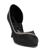 Feles Kadeh Topuk Saten Şerit Taşlı Stiletto Kadın Topuklu Ayakkabı thumbnail 12