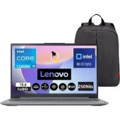 Lenovo Ideapad Slim 3 Intel Core I5 12450H 16GB 512GB UHD Graphics 15.6 Fhd W11P Bilgisayar 83ER008KTR+SNERTECHÇANTA - 1