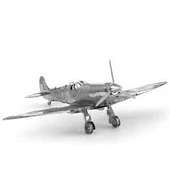 DIY 3D Metal Puzzle Supermarine spitfire Uçak 27 Parça Hediyelik Maket 14+yaş - 1