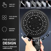 Periboia Duş Başlığı Seti 5 Mod - 4