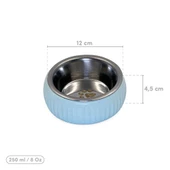 Periboia Mikopet Organik Seramik Mama Kabı Mavi - 5