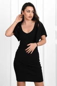 Kadın Askılı Kaşkorse Tişört Elbise Takım 3791-23 - 8