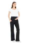 Luvmabelly - MYRA8155 - İspanyol Paça Çelik Örme Hamile Pantolonu - 1