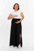 Luvmabelly - MYRA8300 - Yırtmaçlı Örme Hamile Pantolonu - 1