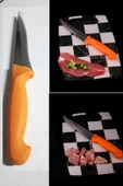 Periboia Plastik Saplı 26 cm Kurban Bıçağı Yemek Mutfak Bıçağı No.1 - 1