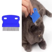 Periboia 2 Li Set Kedi Köpek Tavşan İçin Parmağa Takılan Diş Fırçası - İnce Dişli Bit Pire Tarağı - 3