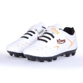 Mp 242-2103Ft Beyaz Cırtlı Krampon Erkek Çocuk Futbol Ayakkabı - 3