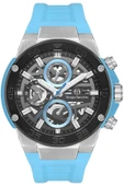 Sergio Tacchini ST.3.10006-4 Turkuaz Ton Çok Fonksiyonlu Erkek Kol Saati thumbnail 1