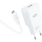 Linktech T442E Strong Eco Şarj Aleti ve Lightning Kablo Set 2.1A - 1