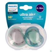 Philips Avent Ultra Air Emzik 6-18 Ay 2li Kız SCF085/16 - 2