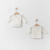 Sema Baby Yenidoğan 2'li İç Zıbın - Ekru - 1