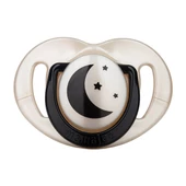 Mamajoo Sterilizasyon&Saklama Kutulu Black&Pearl Desenli İkili Ortodontik Emzik Gece&Gündüz / 0 Ay+ - 3