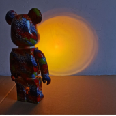 Sevimli Kablosuz Bluetooth Ayıcık Desenli Renkli Hoparlör - 5