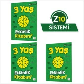 Yükselen Zeka 3 Yaş Etkinlik Kitabım Seti (Z10 Sistemi) - 1