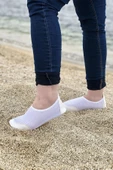 Unisex Beyaz Kalın Tabanlı Rahat Ortopedik Plaj Havuz Bahçe Deniz Ayakkabısı BEACH-0735 - 1