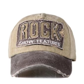 Valkyrie Rock Eskitme Trucker Şapka Unisex Metal Tokalı Ayarlanabilir Vintage Kahve - 3