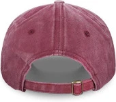 Valkyrie Rock Eskitme Trucker Şapka Unisex Metal Tokalı Ayarlanabilir Vintage Kırmızı Siyah - 2