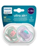 Philips Avent SCF085/18 Ultra Air Emzik 6-18 Ay 2li Kız - 1