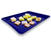 Lacivert Melamin Tepsi ve Sunum Tabağı - 2