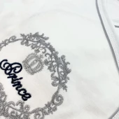 Sema Baby Prens Lüks 5 Parça Hastane Çıkışı Zıbın Seti - Lacivert - 1