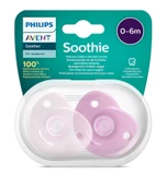 Philips Avent Soothie Ortodontik Saklama Kutulu 2li Emzik 0-6 Ay - Kız thumbnail 1