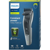 Philips Hair Clipper 3000 Series Saç Sakal, Kademeli Ayarlama, Kablosuz Kullanım - 1