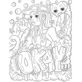 Grafiti Boyama Kitap Seti (3 Kitap) - 2