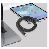 Zhltools Led Işıklı 65W Type-C to Type-C Hızlı Şarj Kablosu 1 Metre thumbnail 5