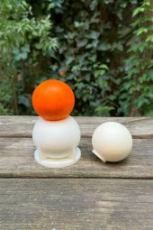 Küre 6cm Çap Silikon Mum Kalıbı thumbnail 1