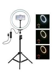 10 Inç 2.1m Ayaklı Tripod Led Işık - 1
