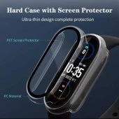 Xiaomi Mi Band 6 Uyumlu Ekran Ve Kasa Koruyucu Kılıf 360 Tam Koruma - 2