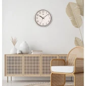 T.Concept Slim Beyaz Minimalist Duvar Saati 30 cm thumbnail 3