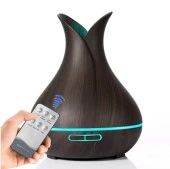 Ultrasonik 500 ML Hava Nemlendirici Buhar Makinesi Led Işıklı Kumandalı Aroma Difüzörü - 1