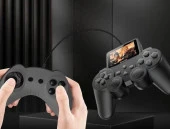 Dahili Renkli Ekranlı 500 Retro Oyunlu Tv Uyumlu Şarjlı Çift Kollu El Atarisi Oyun Konsolu - 5