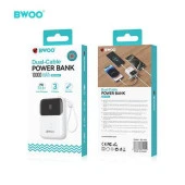 10.000 mAh Kompakt Type-C ve Lightning (iphone) Çıkışlı Led Ekranlı Hızlı Şarj Destekli 3 Çıkışlı Powerbank - 5