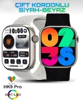 Hk9 Pro+ Plus Chat Gpt 2 GB Dahili Hafıza Dinamik Adalı Amoled Ekran Watch 9 Series Akıllı Saat - 2