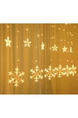 Hİdz Perde Led Kar Tanesi Dekorlu - 1