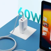 60W USB-C'den USB-C'ye Hızlı Şarj Kablosu - 5