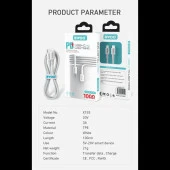 USB C - Lightning Kablosu PD 18W - Beyaz 1m - 3