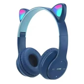 Kablosuz Bluetooth Kedi Kulaklık Rgb Led Işıklı SD Kart Ve Aux Girişli Kedi Kulak - 3